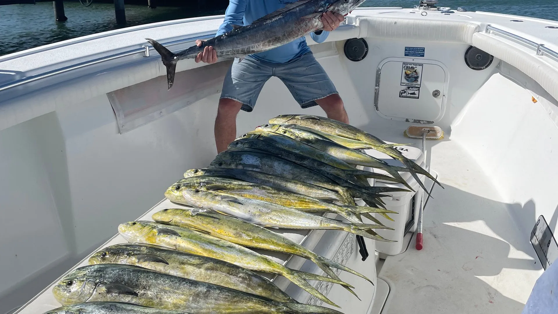 Experience world-class charter fishing in Marathon, Florida Keys with Captain Izaak King. Professional, licensed charter service offering reef fishing, backcountry flats, and offshore adventures aboard the 29-foot SeaVee 'Crazy Lady'.