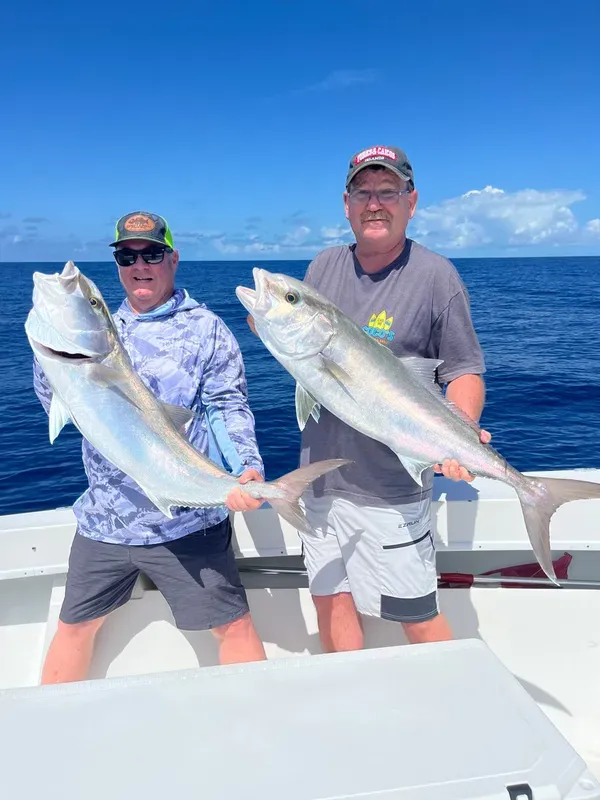 Doubled up on some big Amberjacks!